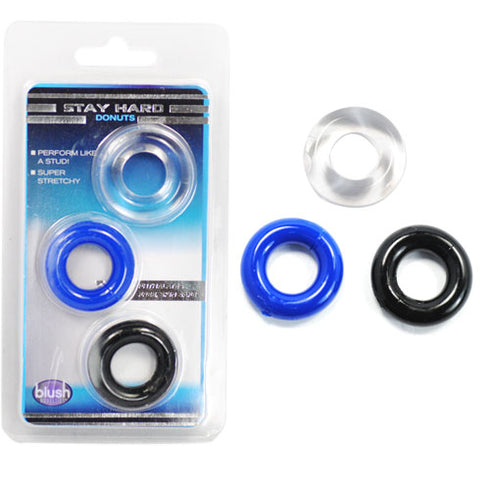 Stay Hard Rings 3 Set